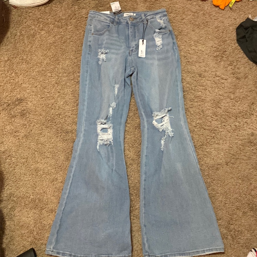Flared jeans